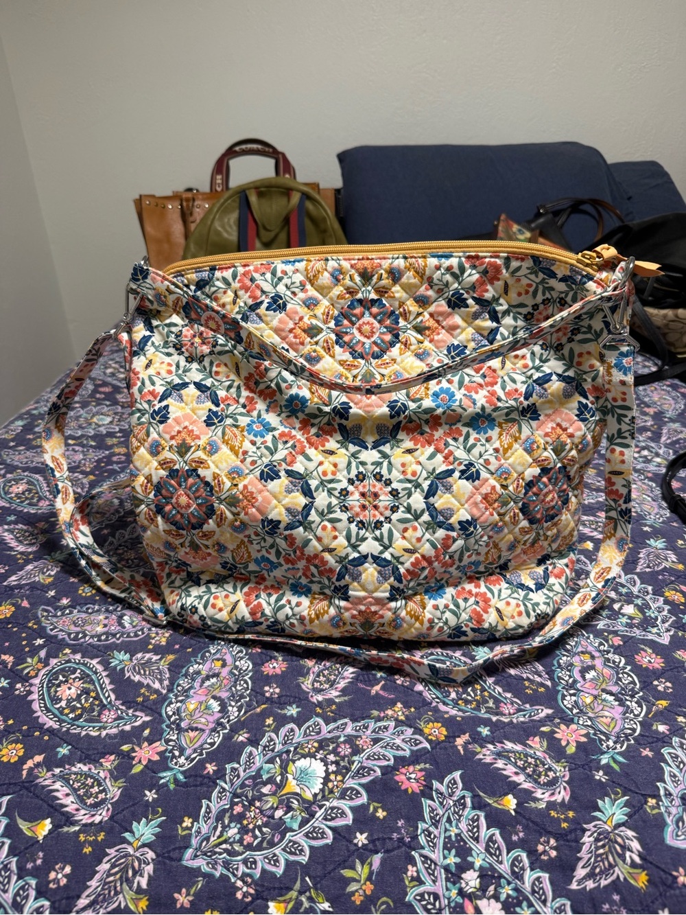 Vera Bradley Quilted Crossbody Bag - Multicolor